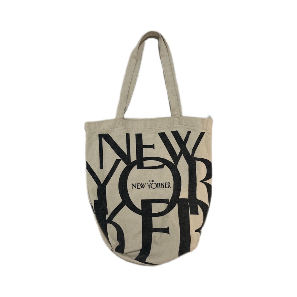 The New Yorker Canvas Tote Bag